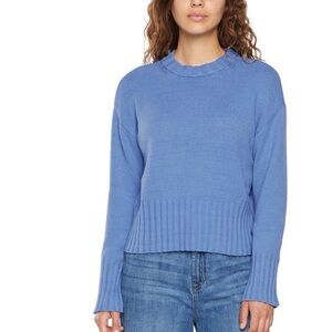 GAP Men's V-Neck Sweater in Bright Blue